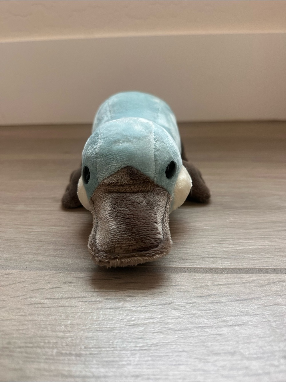 Plush Blue and Brown Platypus Stuffed Toy - Soft Small Pet Plush